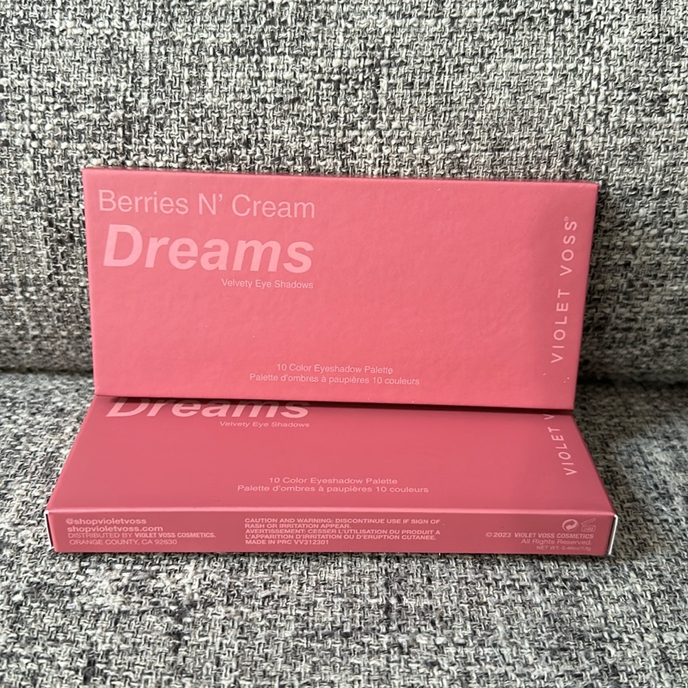 VIOLET VOSS Berries N' Cream Dreams Eyeshadow Palette